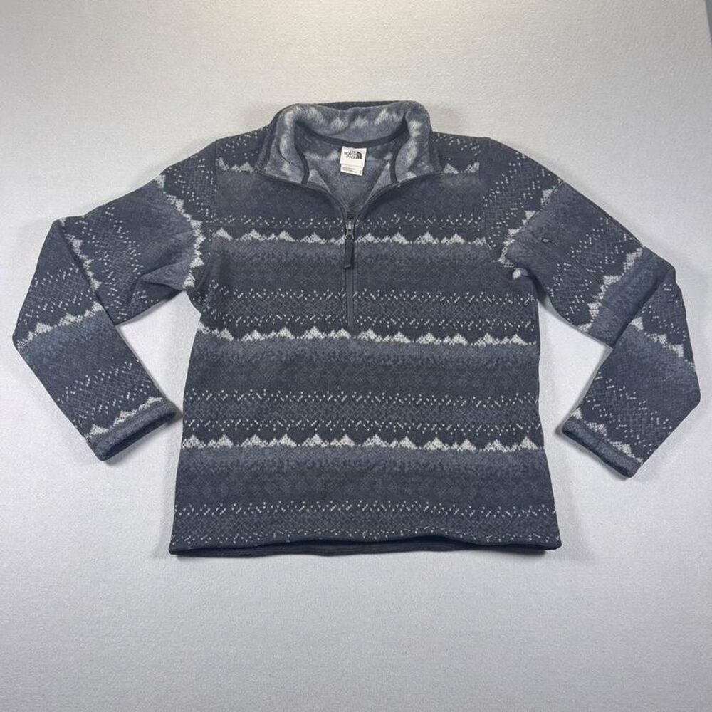 The-north-face Men's Grey and Black Sweatshirt